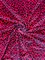 1 Yard Red Leopard Print Stretch Velvet Fabric for Costumes Leggings Dancewear Streetwear